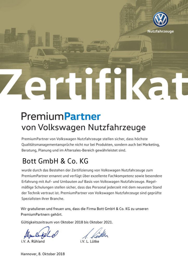 bott Volkswagen PremiumPartner